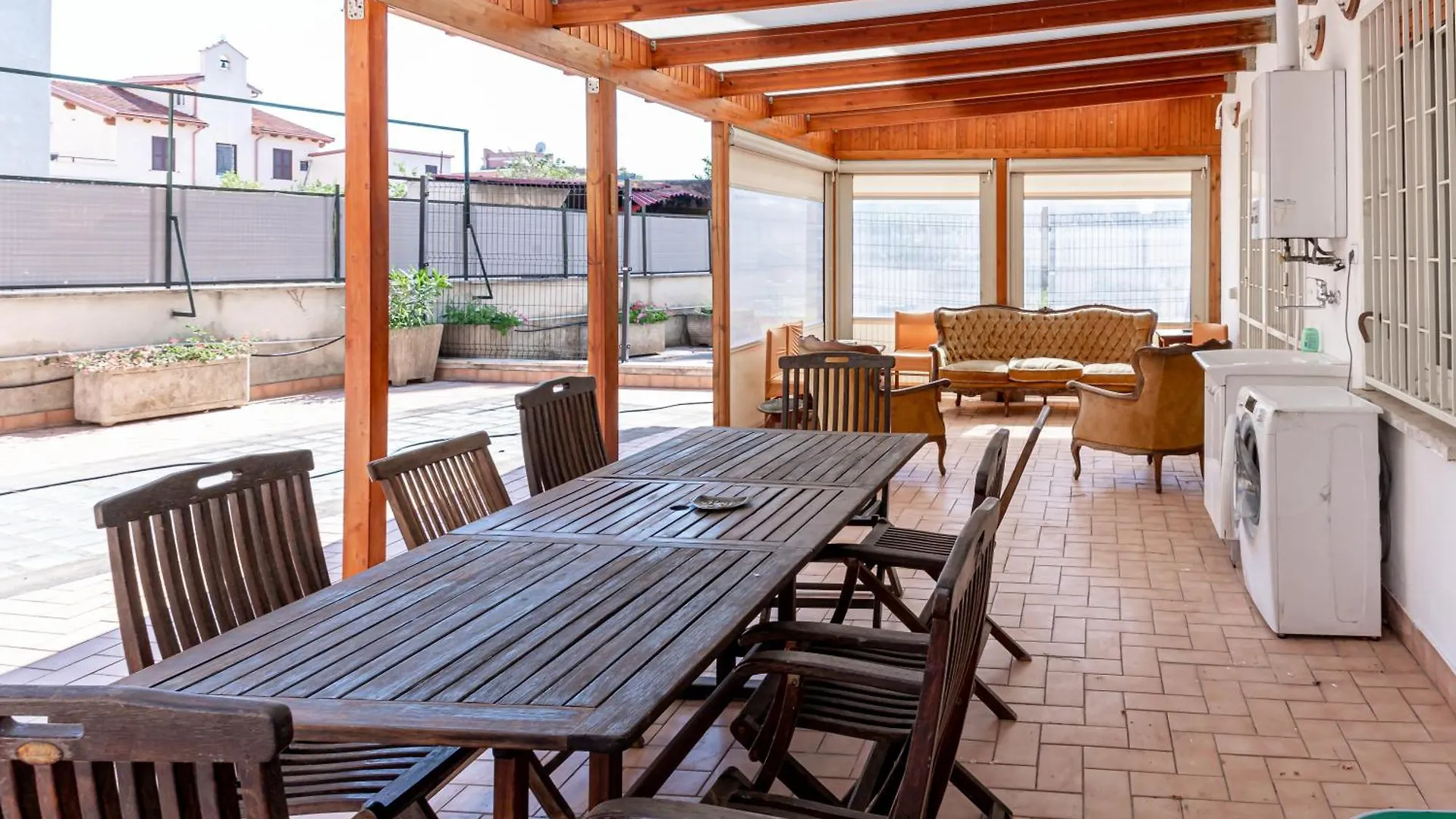 Rome Garden Terrace - Metro Furio Camillo Apartment